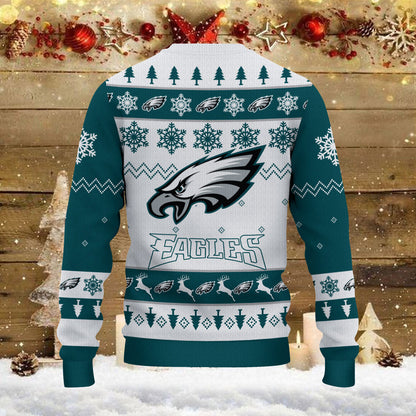 Philadelphia Eagles Ugly Sweater - Christmas Gift 1026