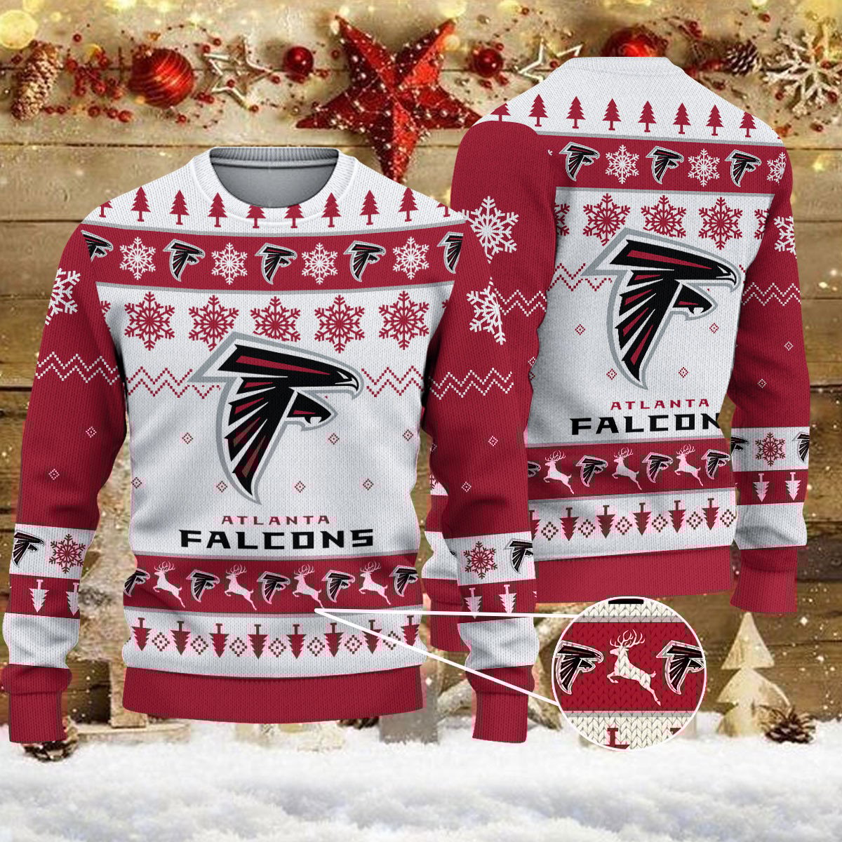 Atlanta Falcons Ugly Sweater - Christmas Gift 1002