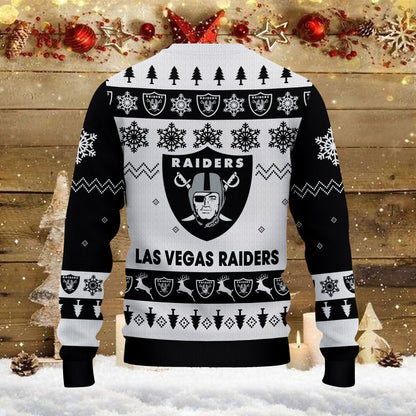 Oakland Raiders Ugly Sweater - Christmas Gift 1025