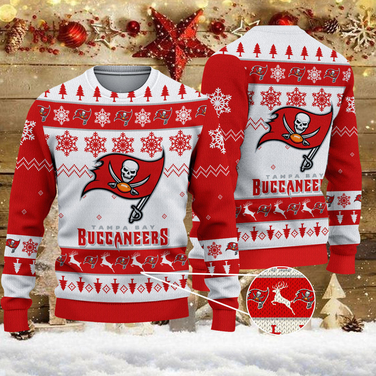 Tampa Bay Buccaneers Ugly Sweater - Christmas Gift 1030