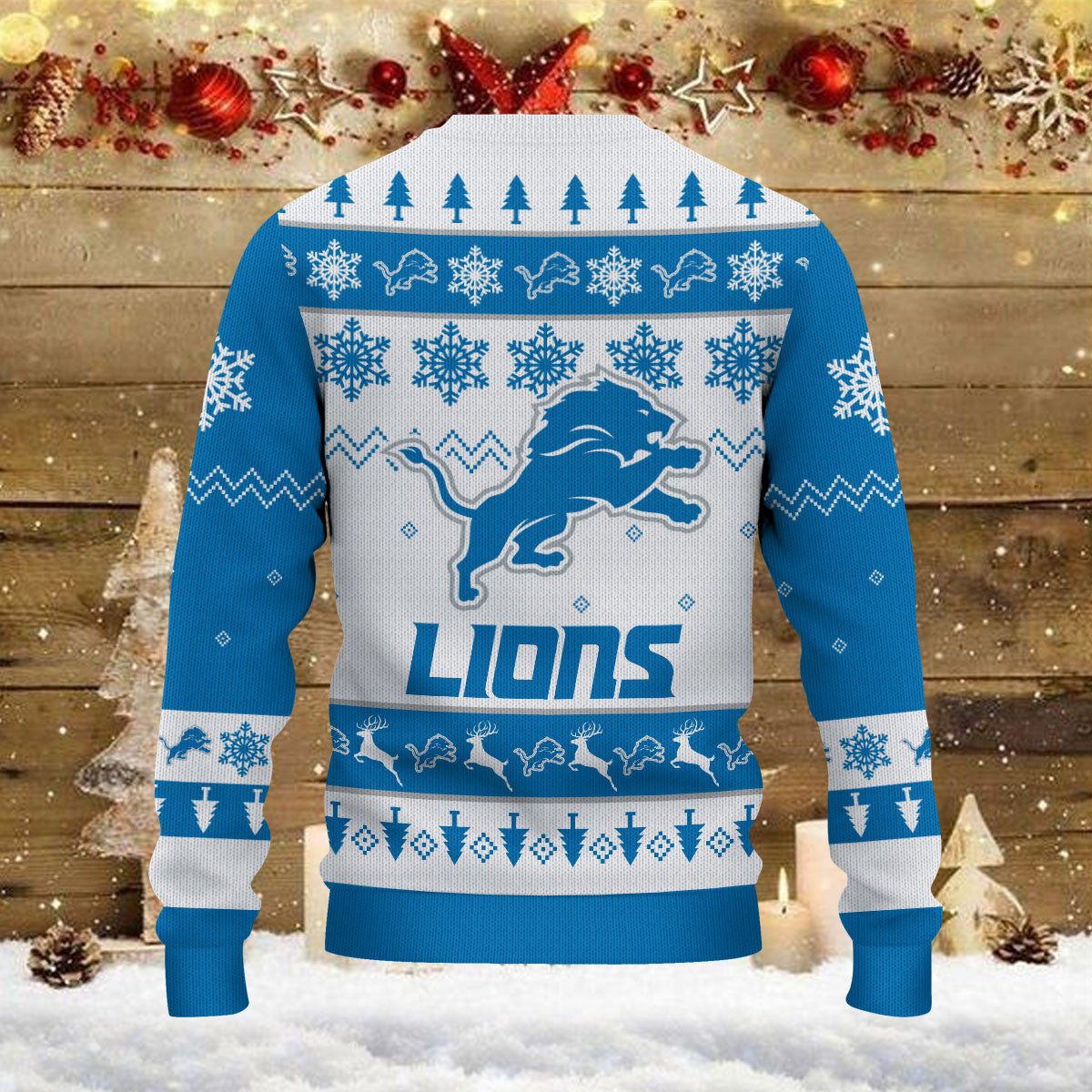 Detroit Lions Ugly Sweater - Christmas Gift 1011
