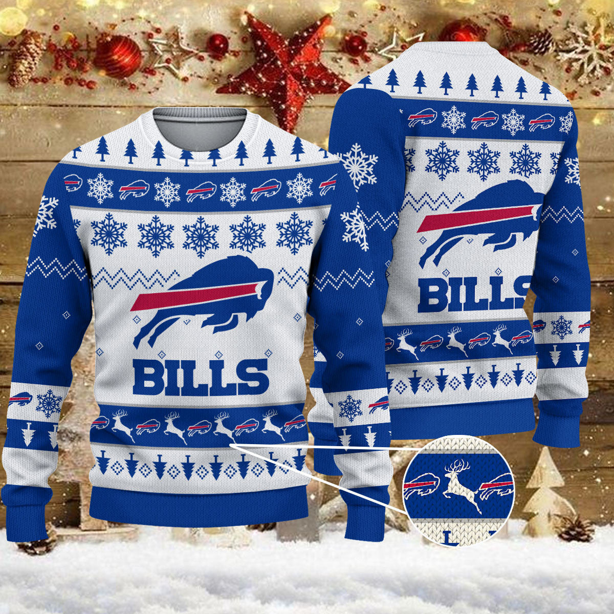 Buffalo Bills Ugly Sweater - Christmas Gift 1004