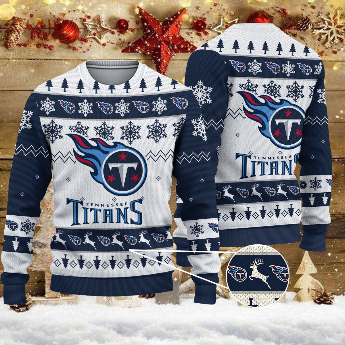 Tennessee Titans Ugly Sweater - Christmas Gift 1031