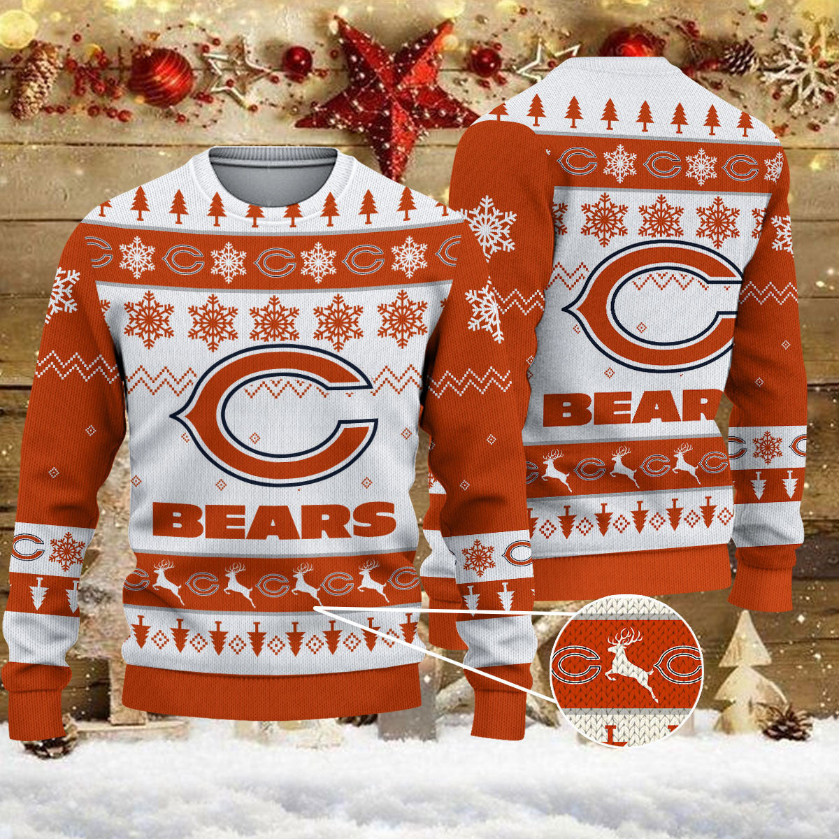 Chicago Bears Ugly Sweater - Christmas Gift 1006
