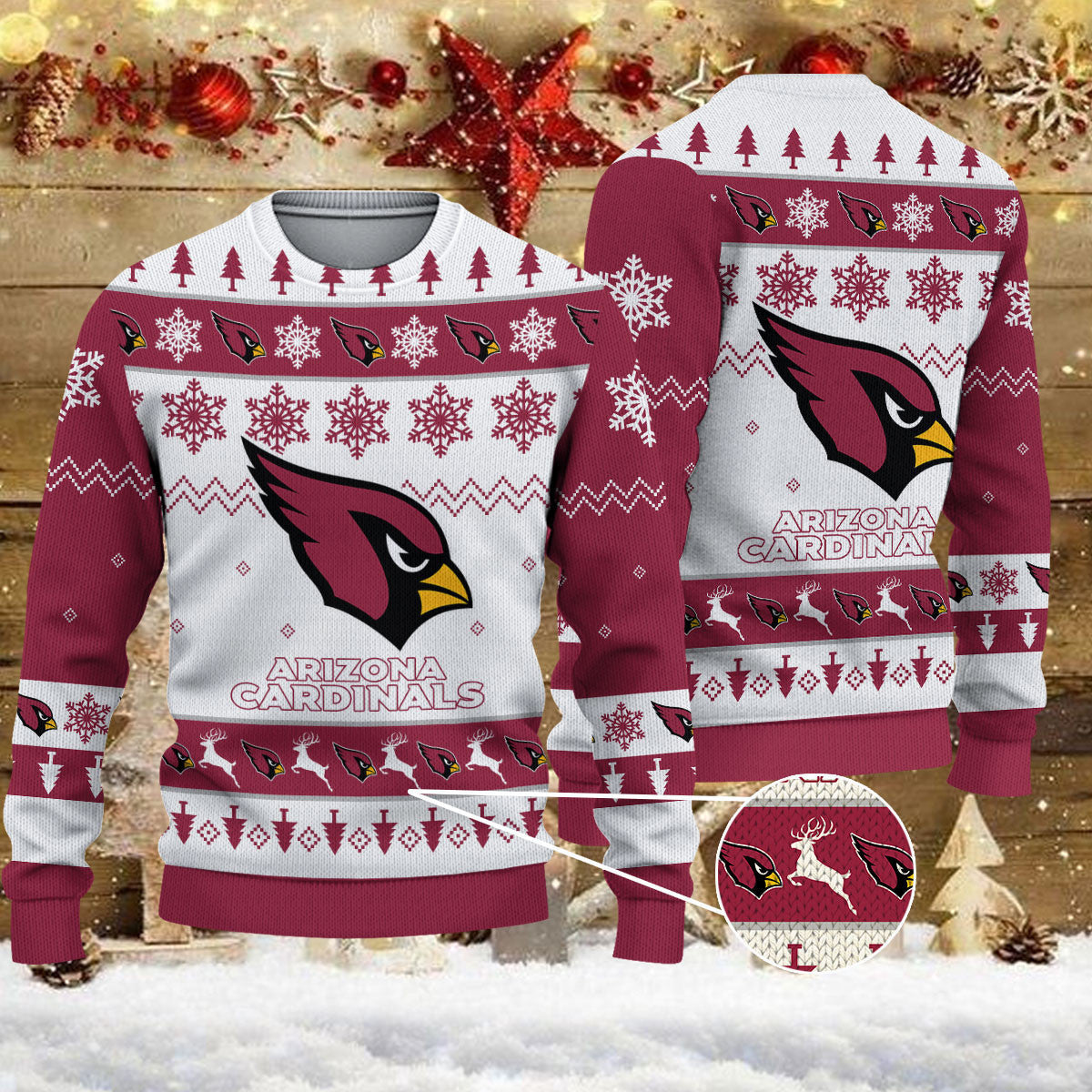 Arizona Cardinals Ugly Sweater - Christmas Gift 1001