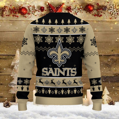 New Orleans Saints Ugly Sweater - Christmas Gift 1022
