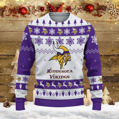 Minnesota Vikings Ugly Sweater - Christmas Gift 1020