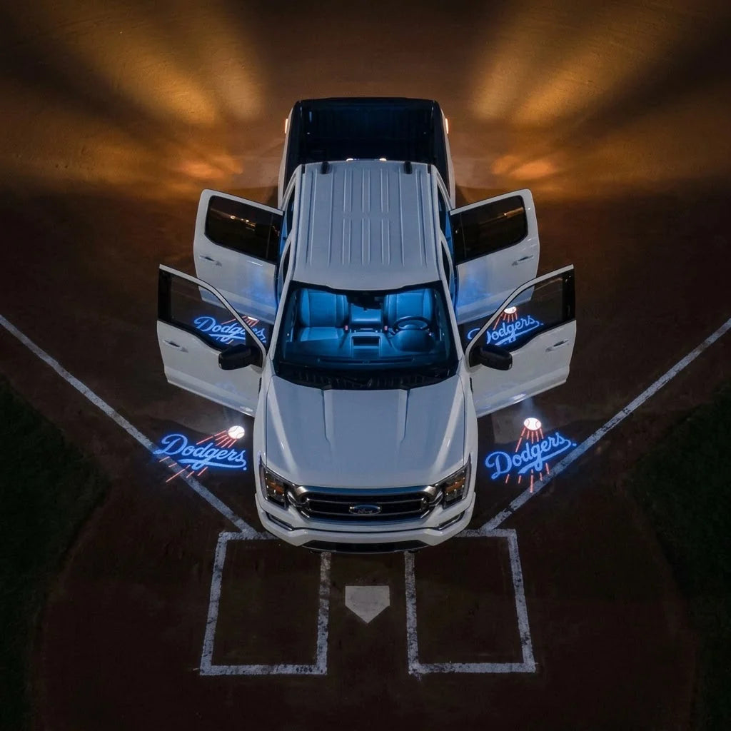 Baseball Car Door Projector Lights