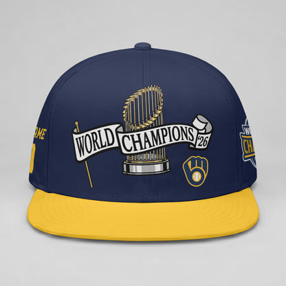 MIL 2026 WS Champions City Connect Personalized Snapback Cap - Printed V7