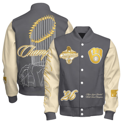 MIL 2026 WS Champions Limited Edition Varsity Jacket - Printed V2