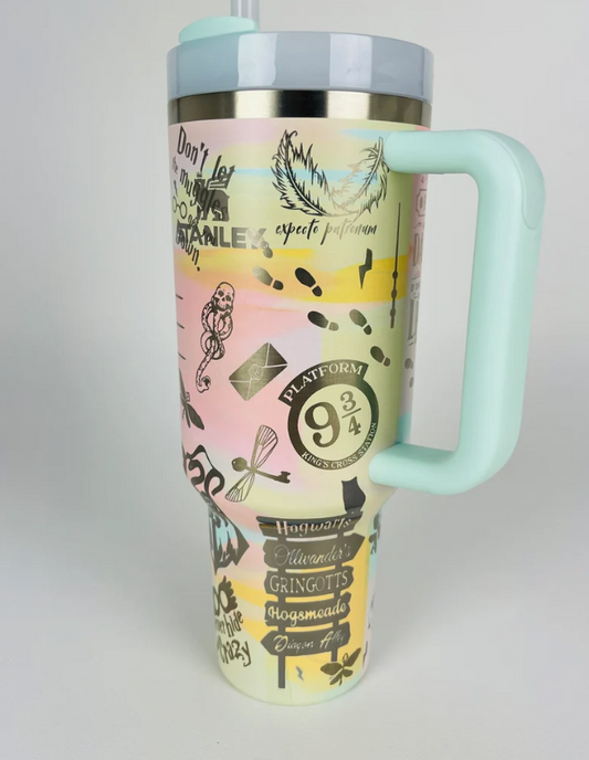 Wizards and Wands Rainbow Tumbler- 406TTTB138