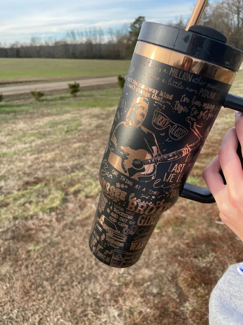 Wallen 40oz Tumbler TW75 - Gift For Country Music Fan