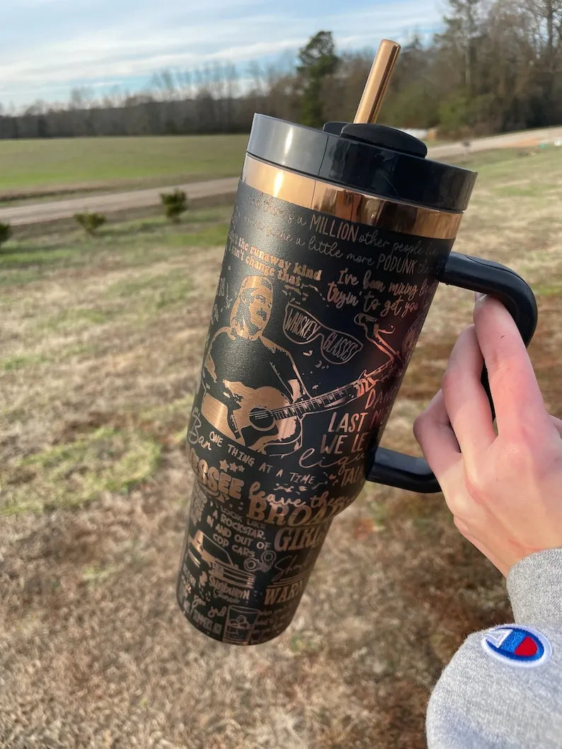 Wallen 40oz Tumbler TW75 - Gift For Country Music Fan