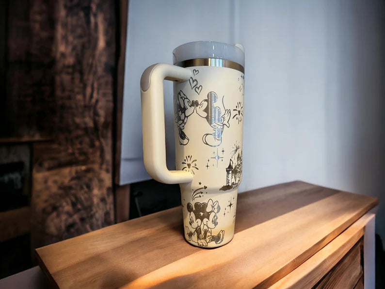 M & M Engraved Tumbler 40oz