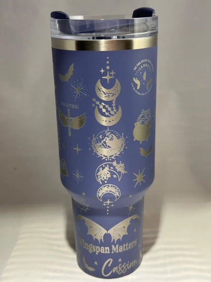 40Oz ACOTAR BOOKISH Engraved Tumbler - Gift for Readers TA08