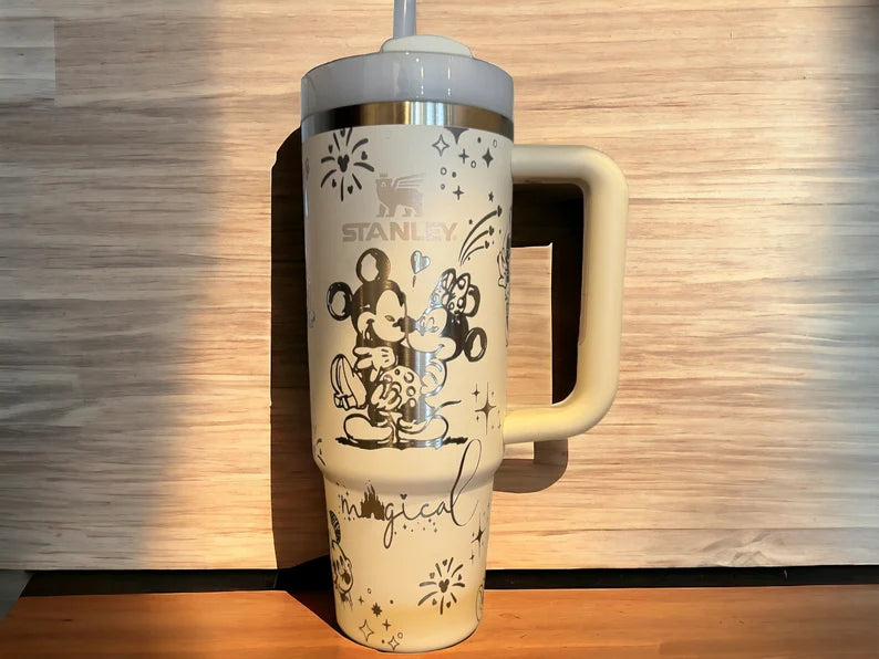 M & M Engraved Tumbler 40oz