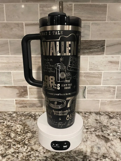 Wallen 40oz Tumbler TW79 - Gift For Country Music Fan