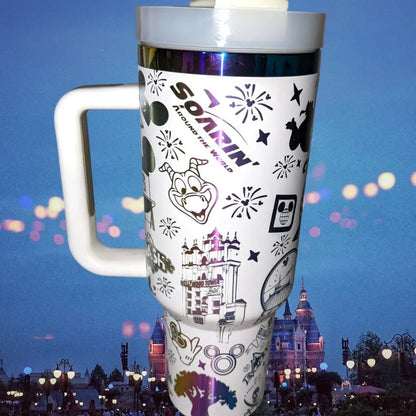 40oz Quencher MAGICAL Theme Park Vacation Tumbler TW48