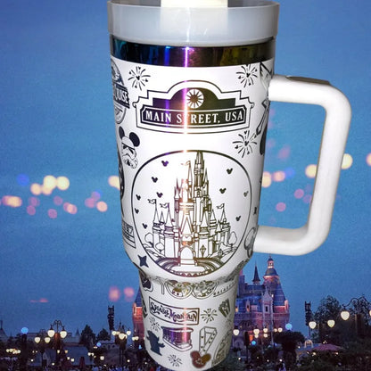 40oz Quencher MAGICAL Theme Park Vacation Tumbler TW48