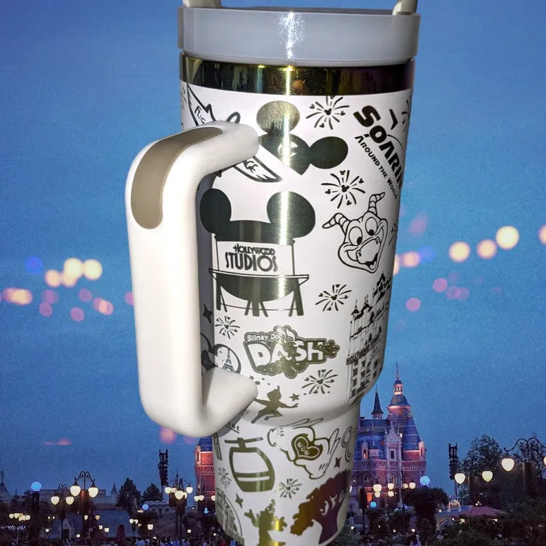 40oz Quencher MAGICAL Theme Park Vacation Tumbler TW48