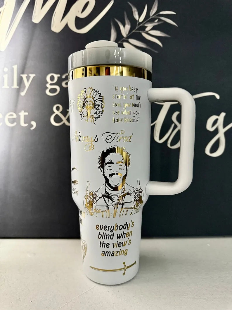 PM 40oz Tumbler - Gift For Music Fan TW62