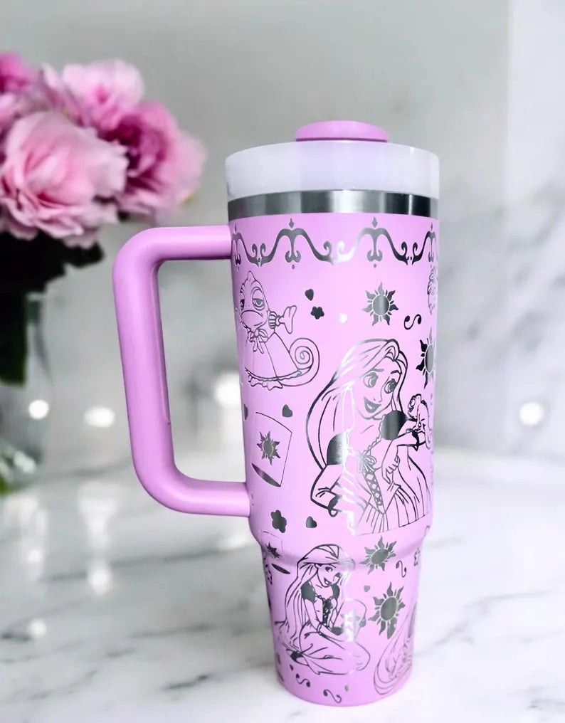 Tangled Engraved Tumbler 40oz