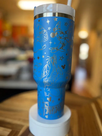 Mouse Sorcerer Engraved Tumbler 40oz