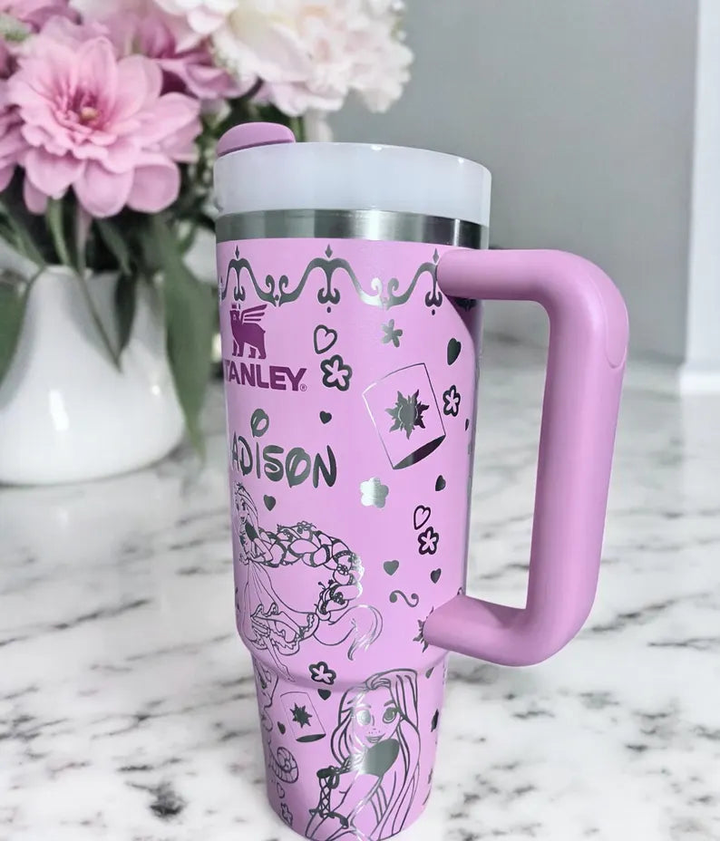 Tangled Engraved Tumbler 40oz