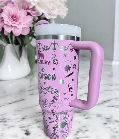 Tangled Engraved Tumbler 40oz