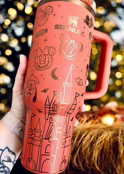 DN Halloween Personalized Name Engraved Tumbler 40oz