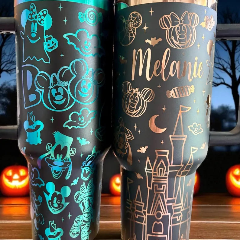 DN Halloween Personalized Name Engraved Tumbler 40oz