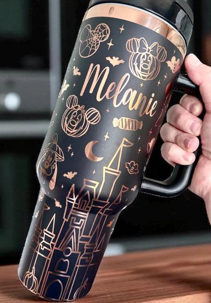 DN Halloween Personalized Name Engraved Tumbler 40oz