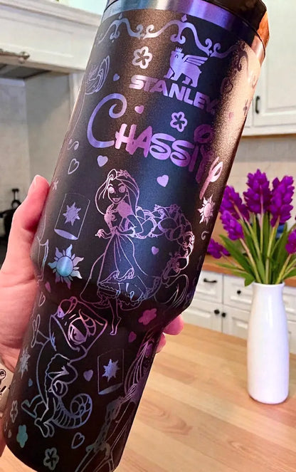 Tangled Engraved Tumbler 40oz