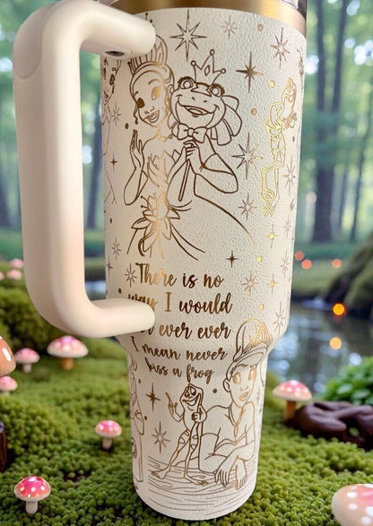 Princess and the Frog Personalized Engraved Tumbler 40oz