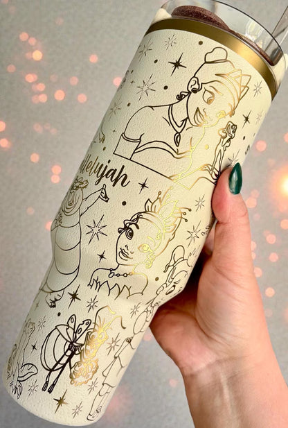 Princess and the Frog Personalized Engraved Tumbler 40oz