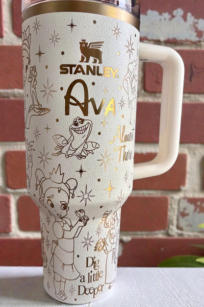 Princess and the Frog Personalized Engraved Tumbler 40oz