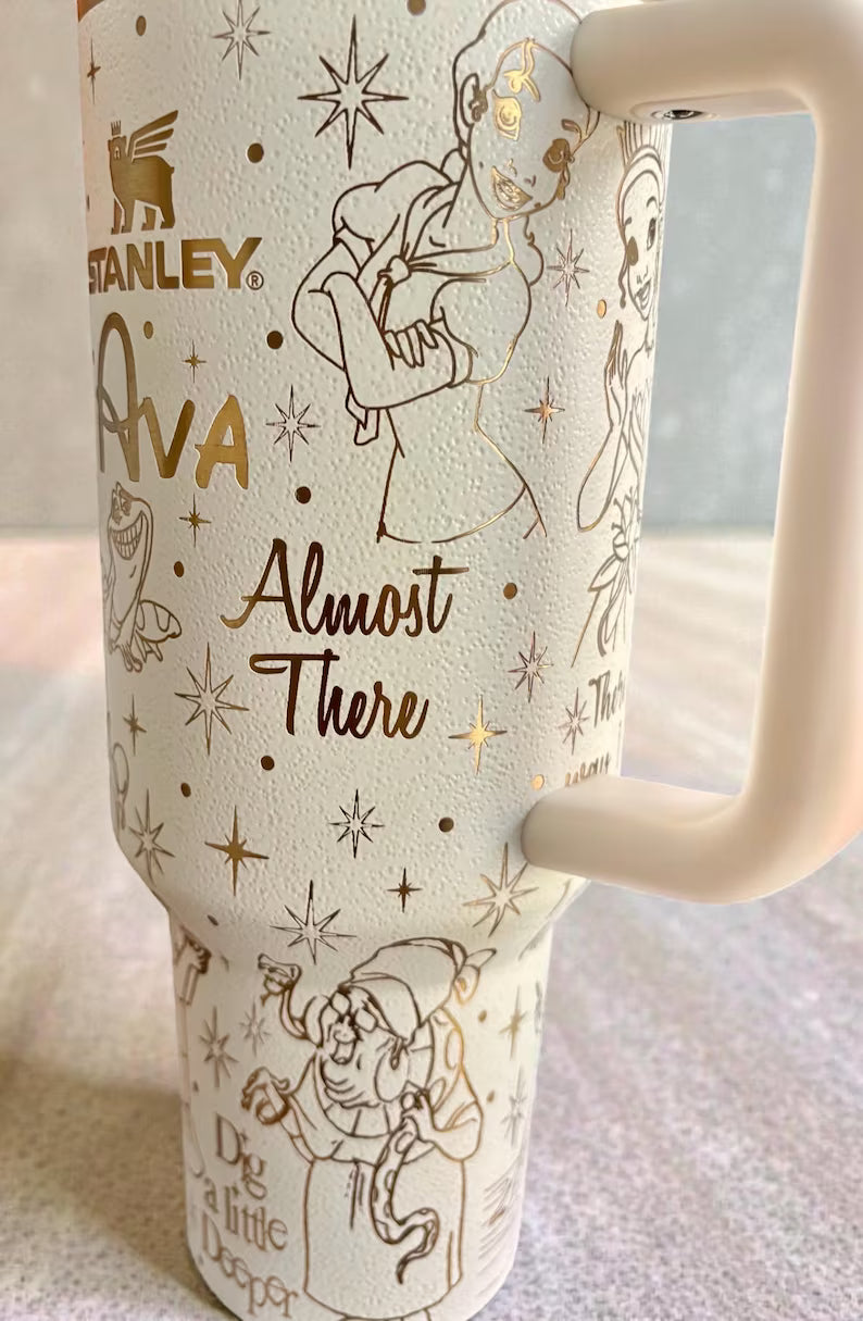Princess and the Frog Personalized Engraved Tumbler 40oz