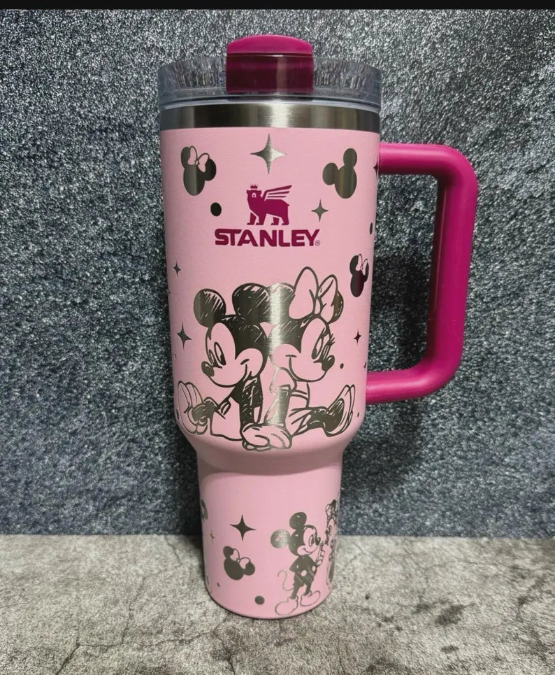 Mickey Minnie Mouse Engraved Tumbler 40oz