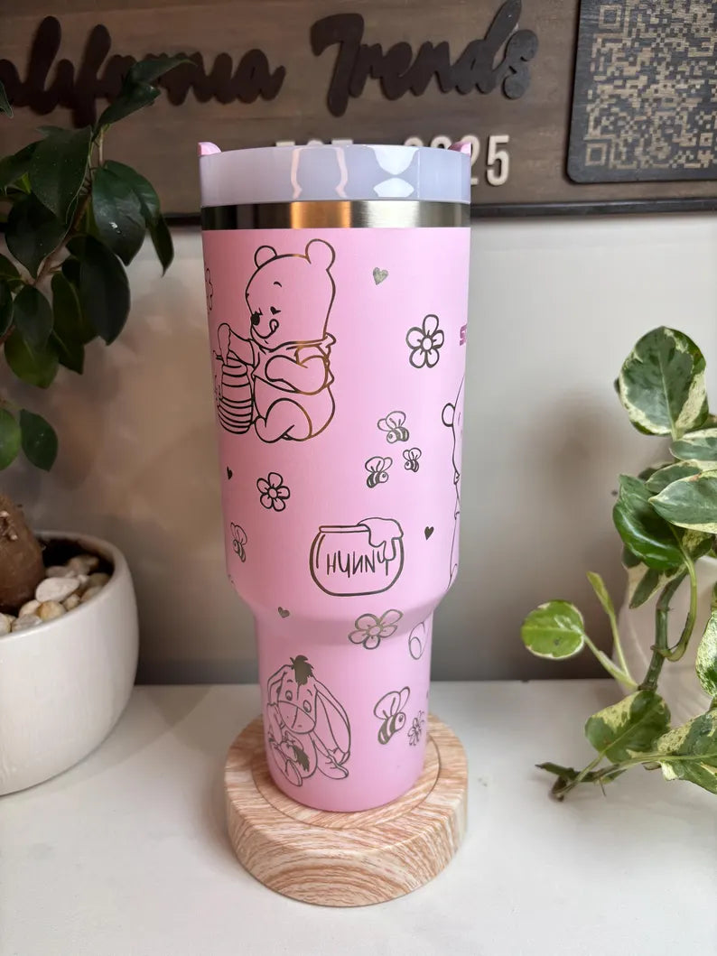 Winnie the Pooh Personalized Engraved Tumbler 40oz
