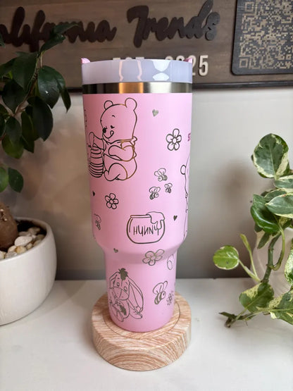Winnie the Pooh Personalized Engraved Tumbler 40oz