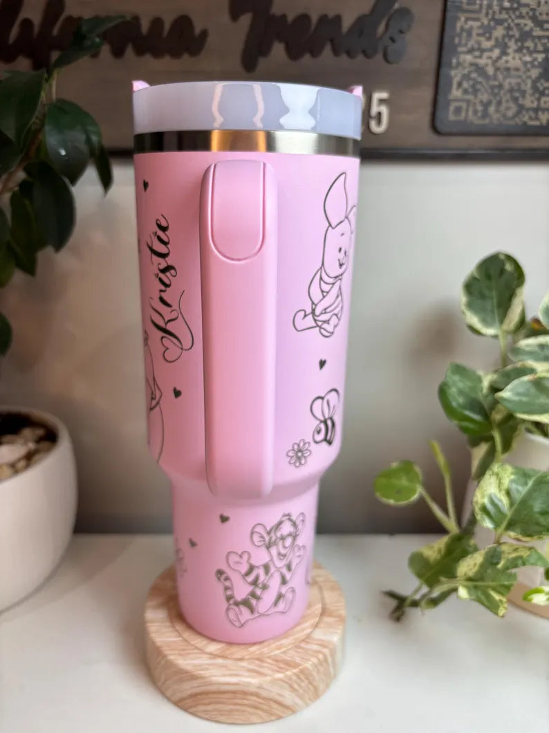 Winnie the Pooh Personalized Engraved Tumbler 40oz