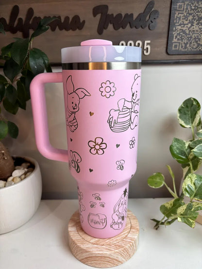 Winnie the Pooh Personalized Engraved Tumbler 40oz