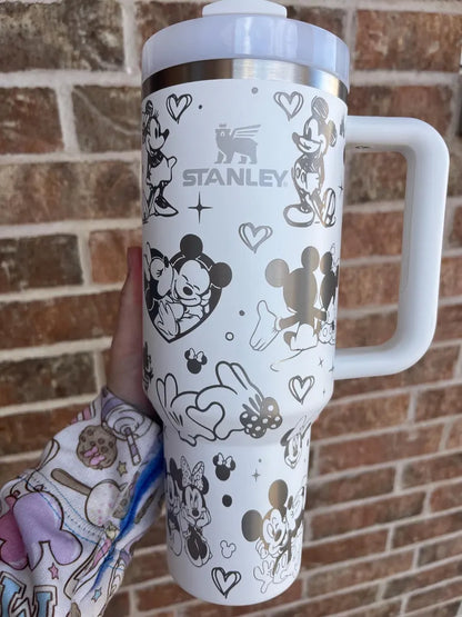 Mouse Love Engraved Tumbler 40oz