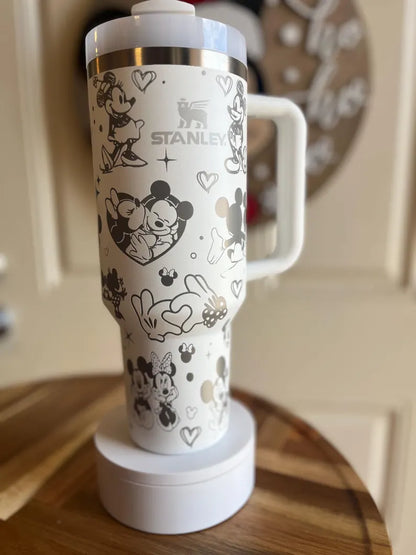 Mouse Love Engraved Tumbler 40oz