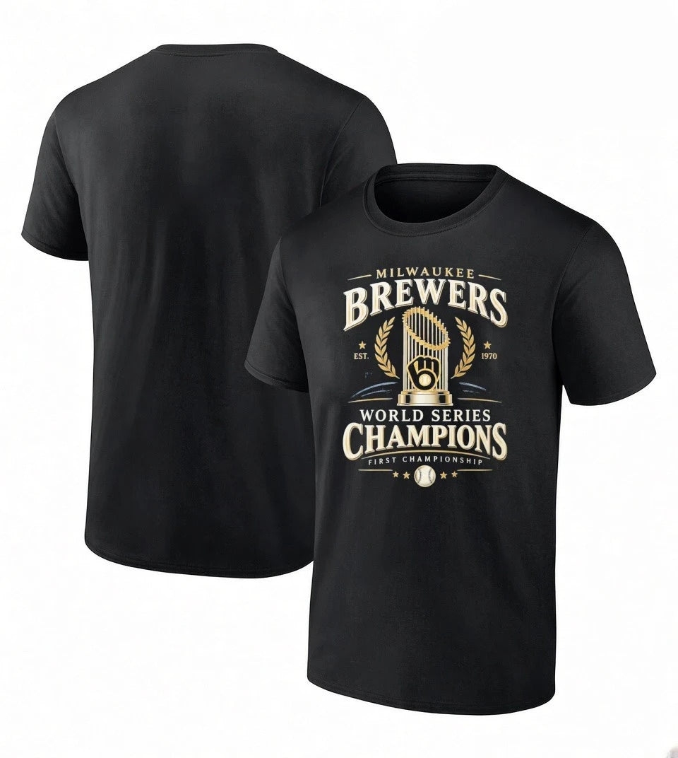 MIL World Series Champions One Side T-Shirt - Printed V5