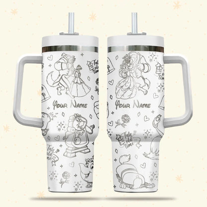 40 Oz DN Characters Tumbler - Personalized Tumbler TZ14