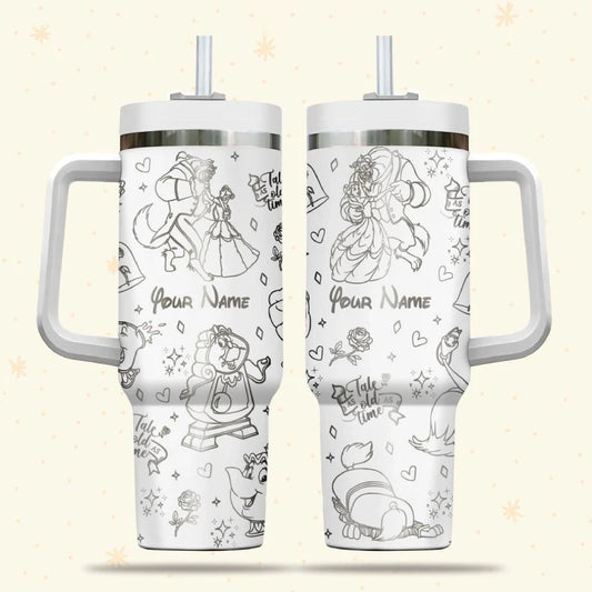 40 Oz DN Characters Tumbler - Personalized Tumbler TZ14