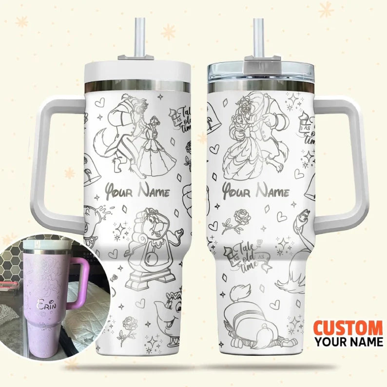 40 Oz DN Characters Tumbler - Personalized Tumbler TZ14