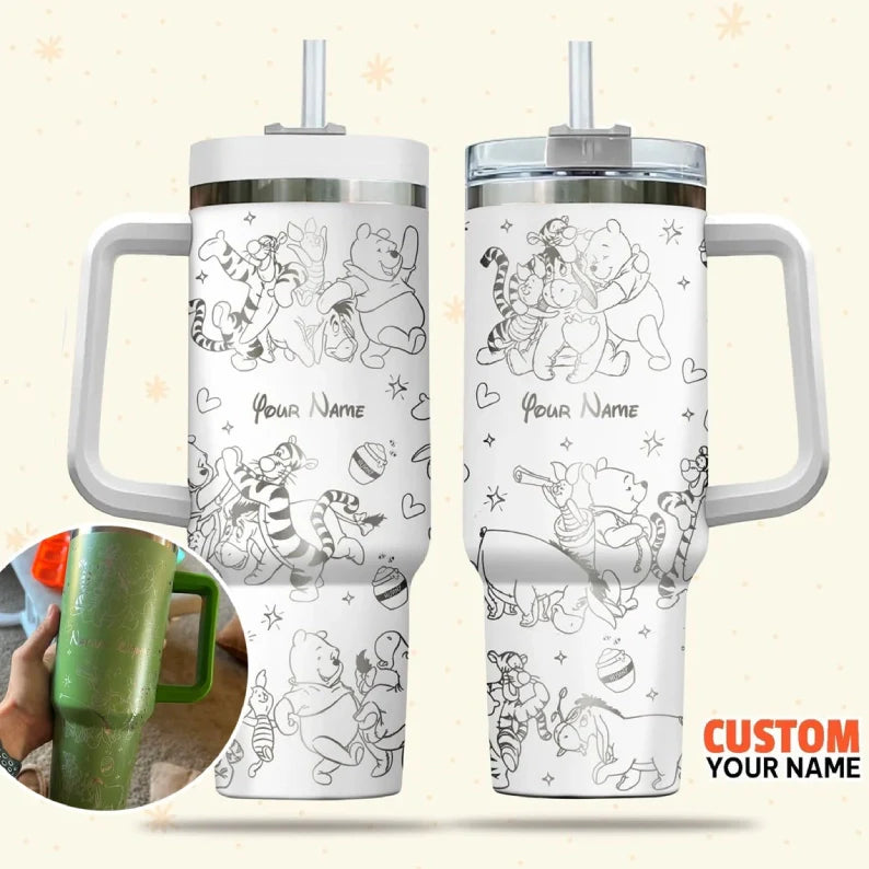 40 Oz DN Characters Tumbler - Personalized Tumbler TZ15