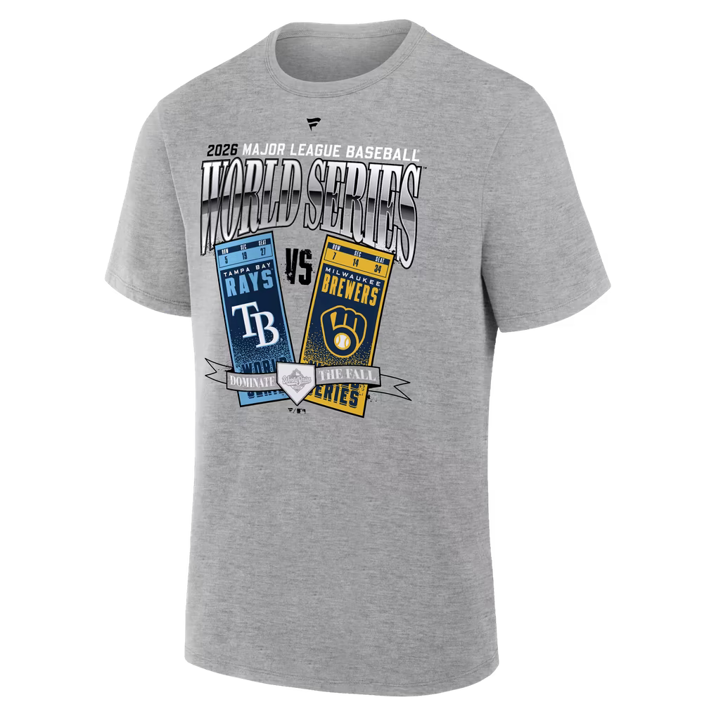 TBR vs. MIL 2026 World Series Matchup Style One Side T-Shirt - Printed